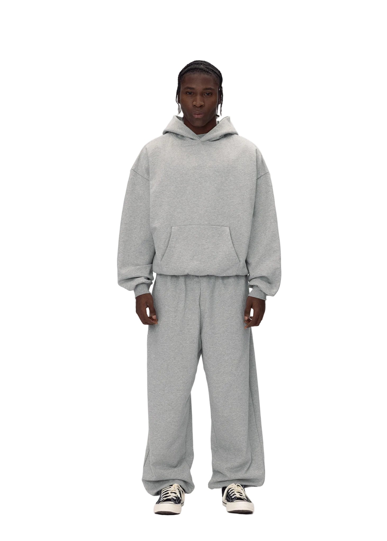 ABC HOODIE HEATHER GREY