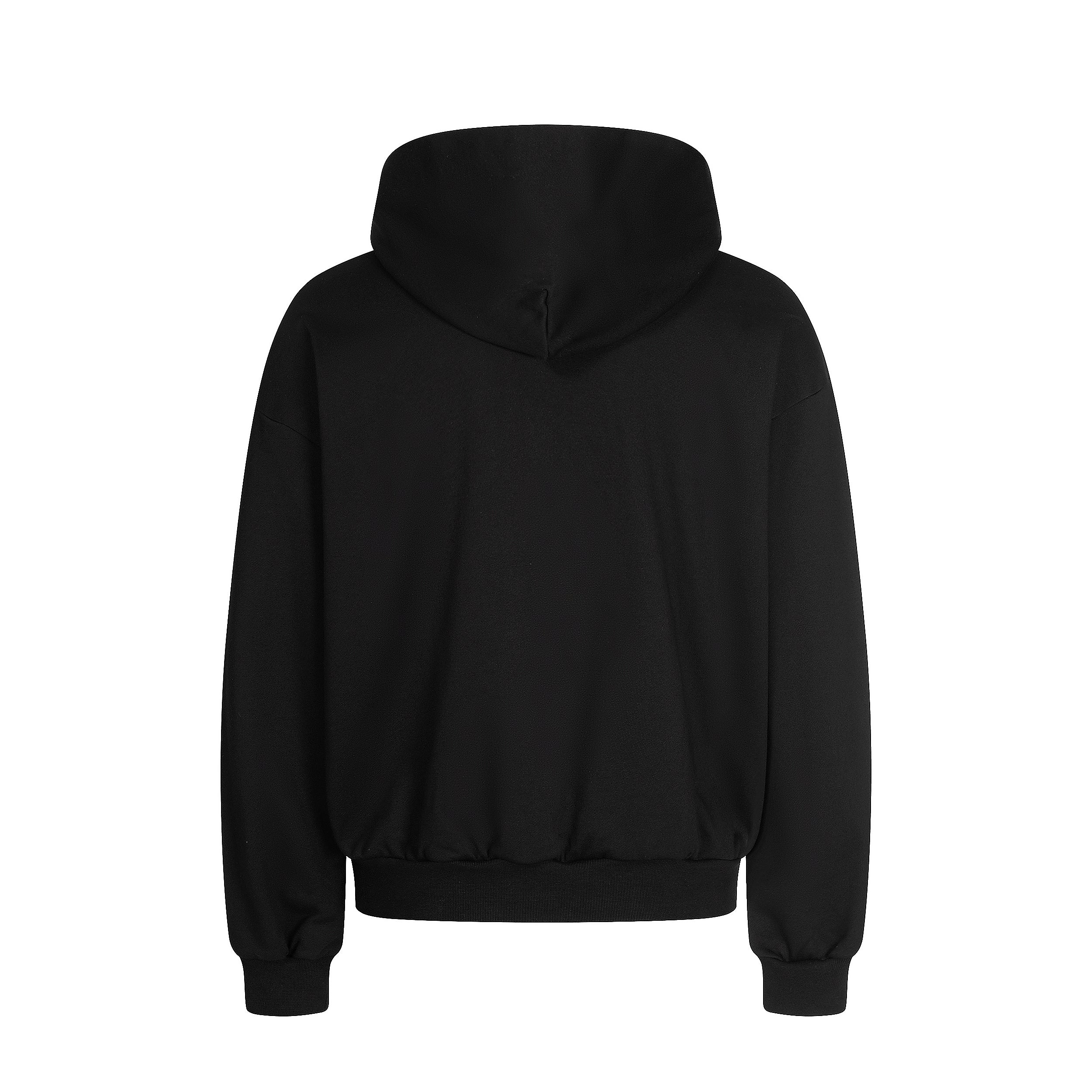ABC ZIP HOODIE BLACK