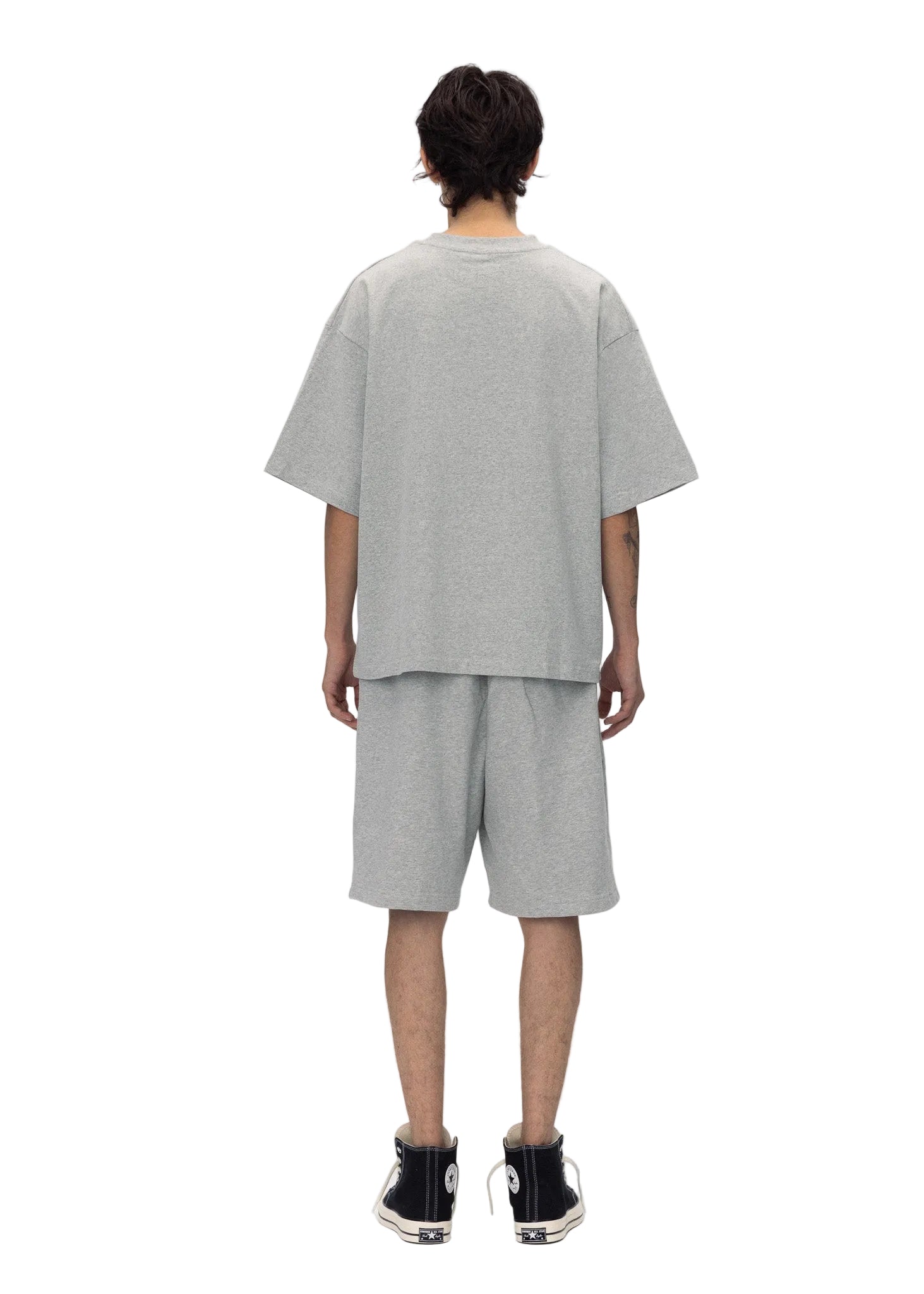 ABC TEE HEATHER GREY
