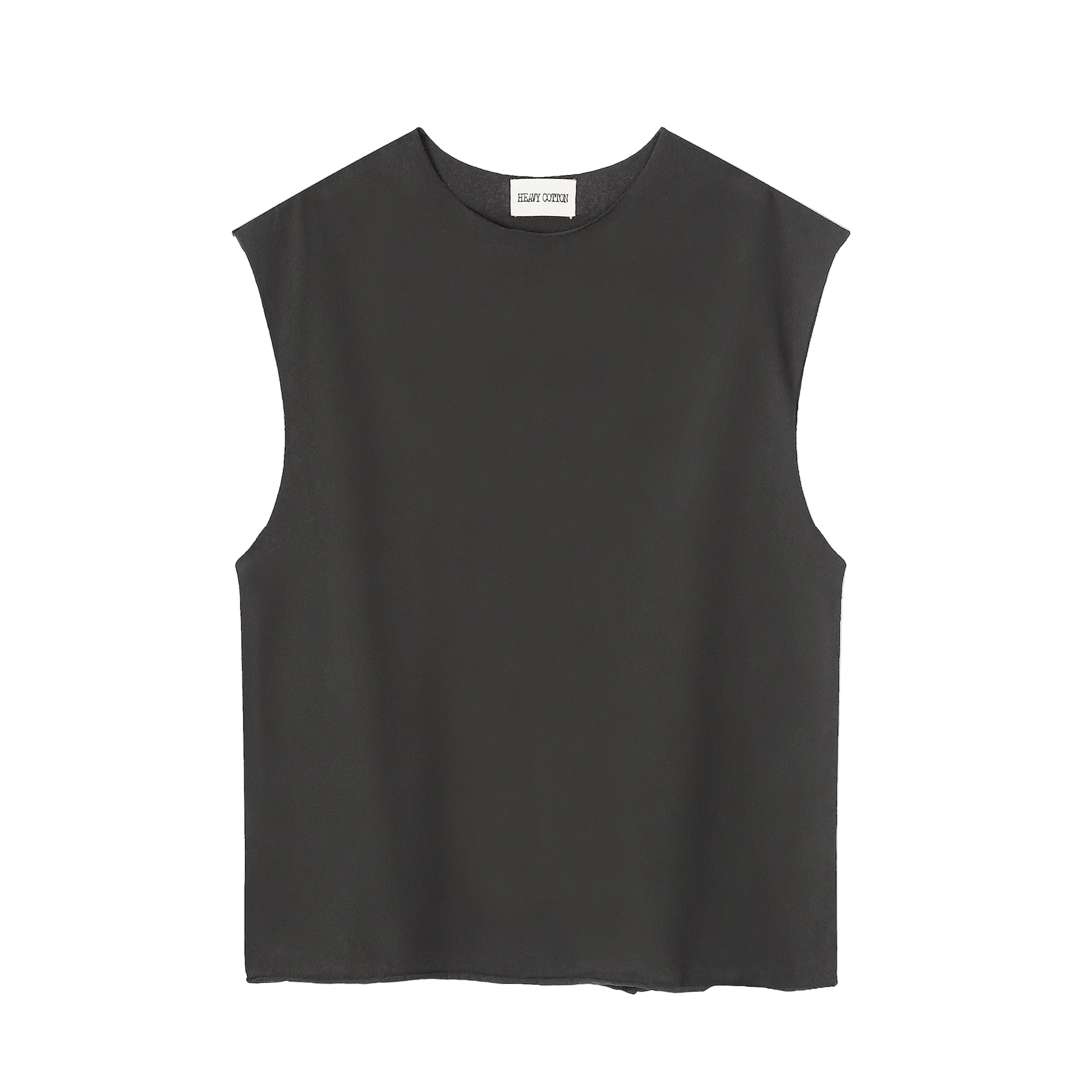 ABC SLEEVELESS TEE DARK GREY