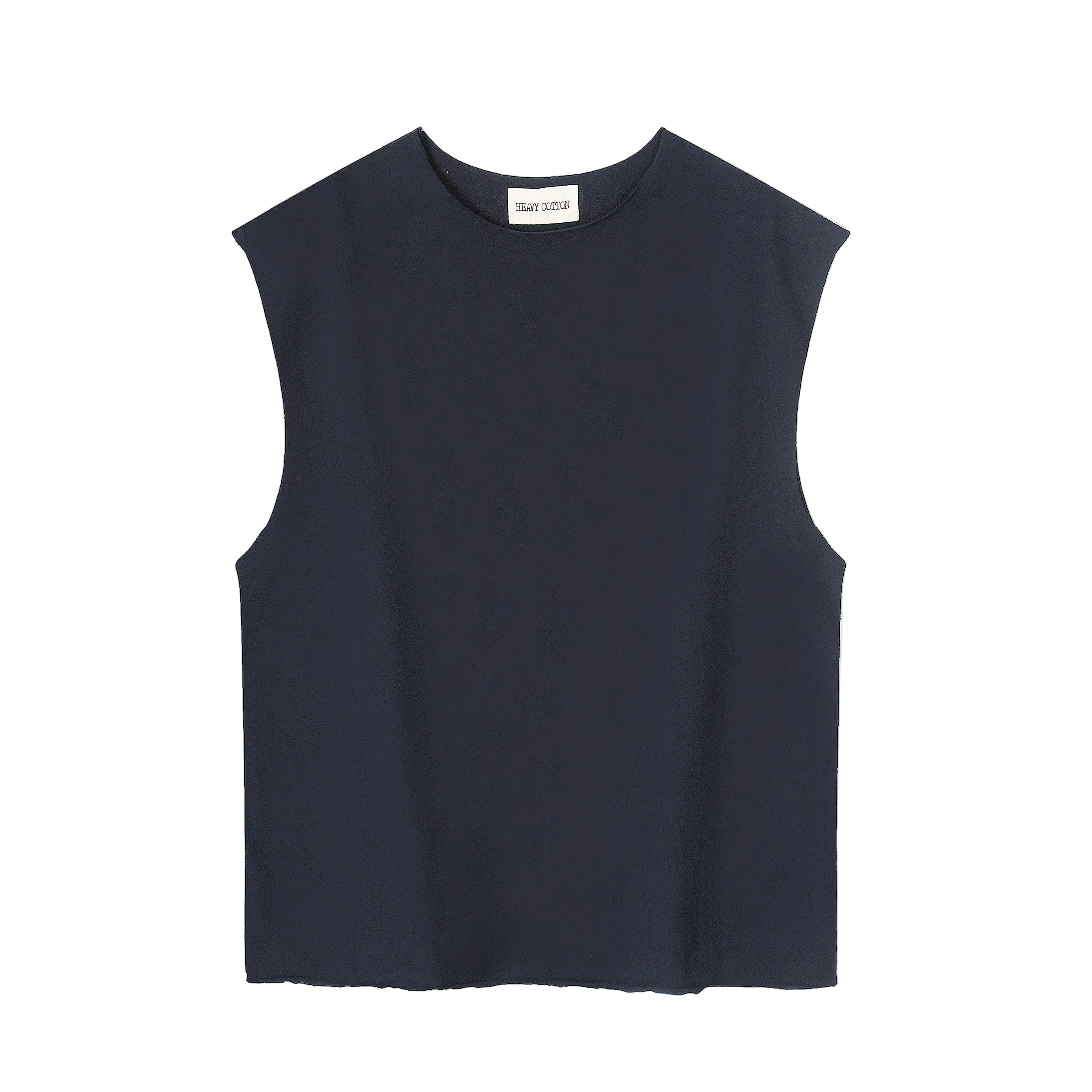 ABC SLEEVELESS TEE NAVY