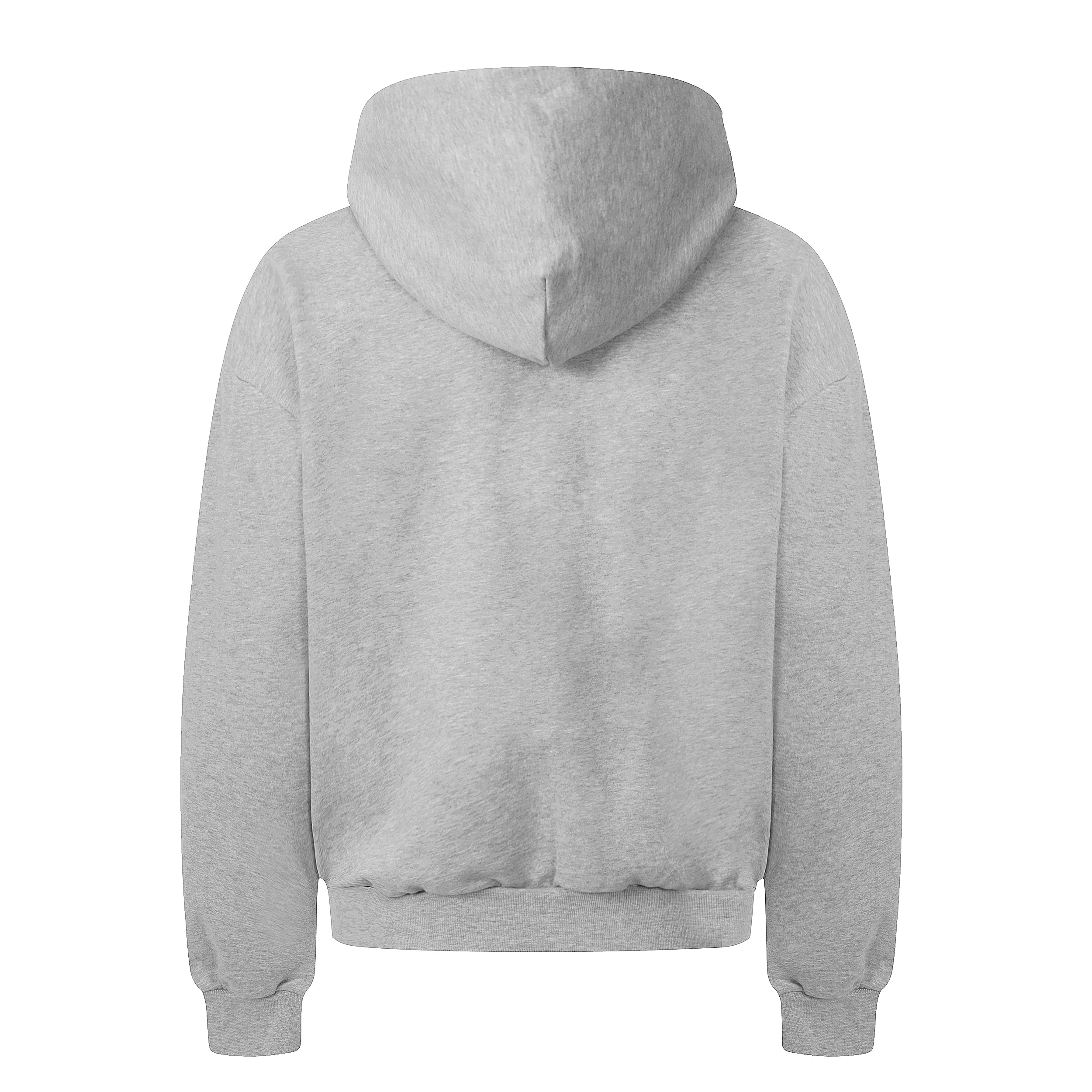ABC ZIP HOODIE HEATHER GREY