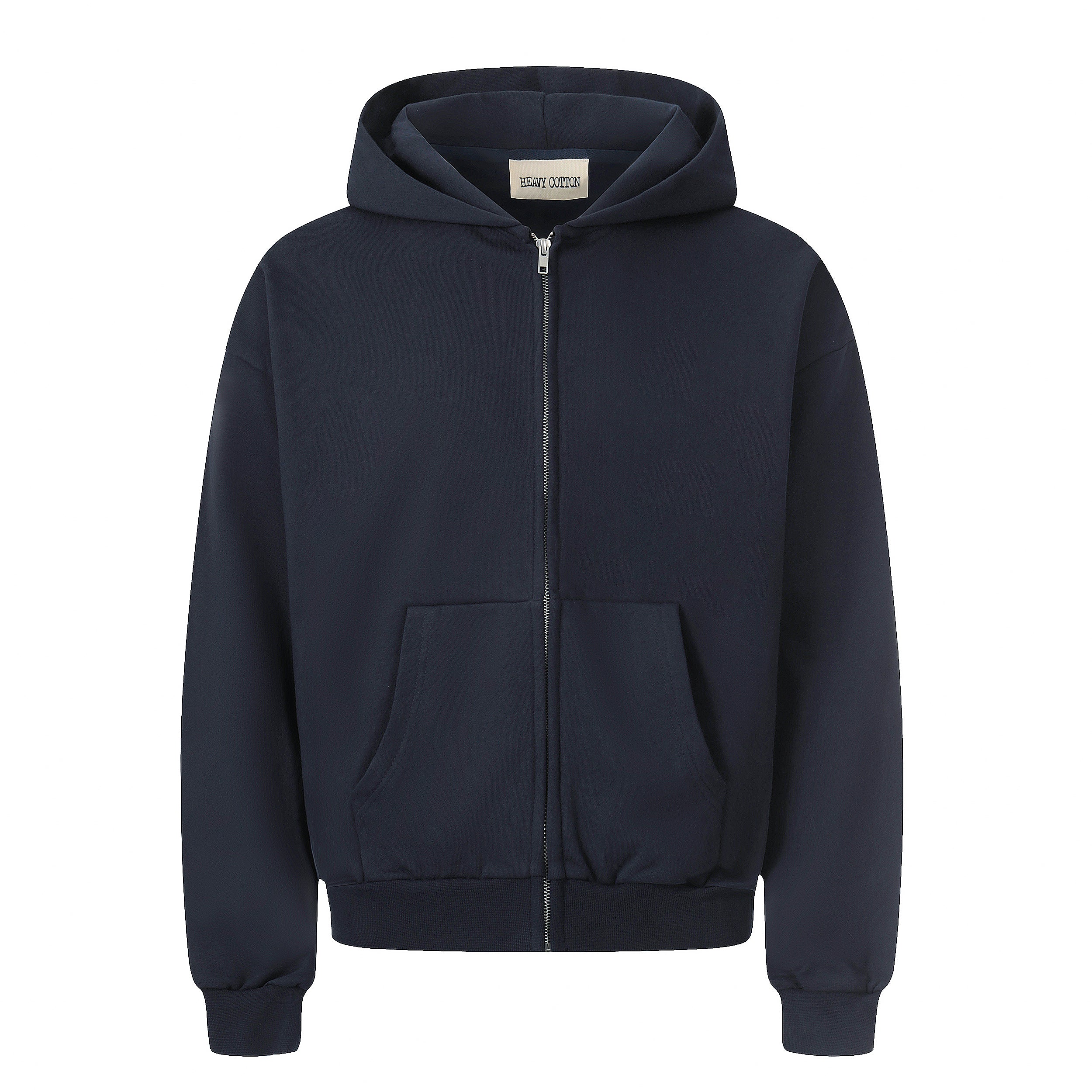 ABC ZIP HOODIE NAVY